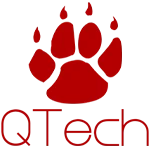 QTech 遊戲品牌標誌